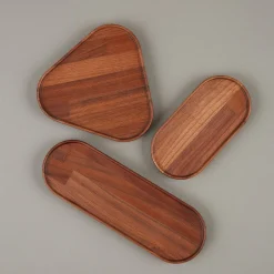 SAIKAI (Hasami) Wooden & Richlite Tray / Lid*Hpwn035 - Tray / Lid Walnut 3.3/8" X 10"