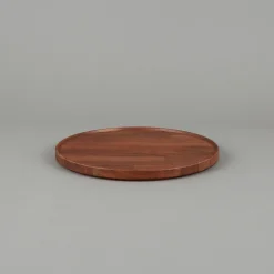 SAIKAI (Hasami) Wooden & Richlite Tray / Lid*Hpwn027 - Tray / Lid Walnut O 11.7/8"