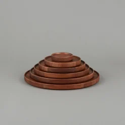 SAIKAI (Hasami) Wooden & Richlite Tray / Lid*Hpwn023 - Tray / Lid Walnut O 5.5/8"