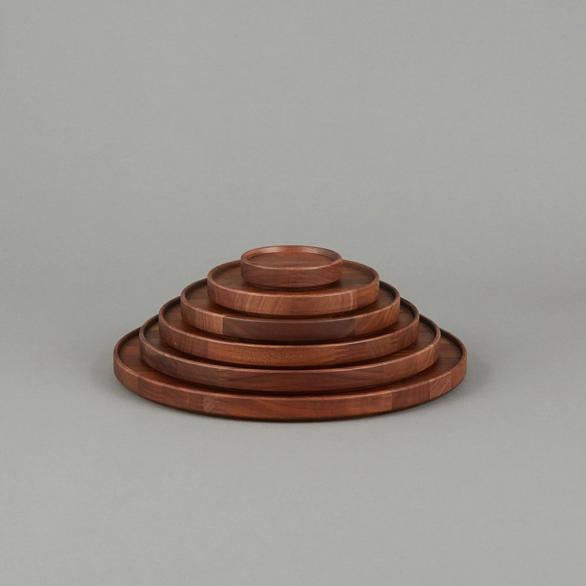SAIKAI (Hasami) Wooden & Richlite Tray / Lid*Hpwn023 - Tray / Lid Walnut O 5.5/8"