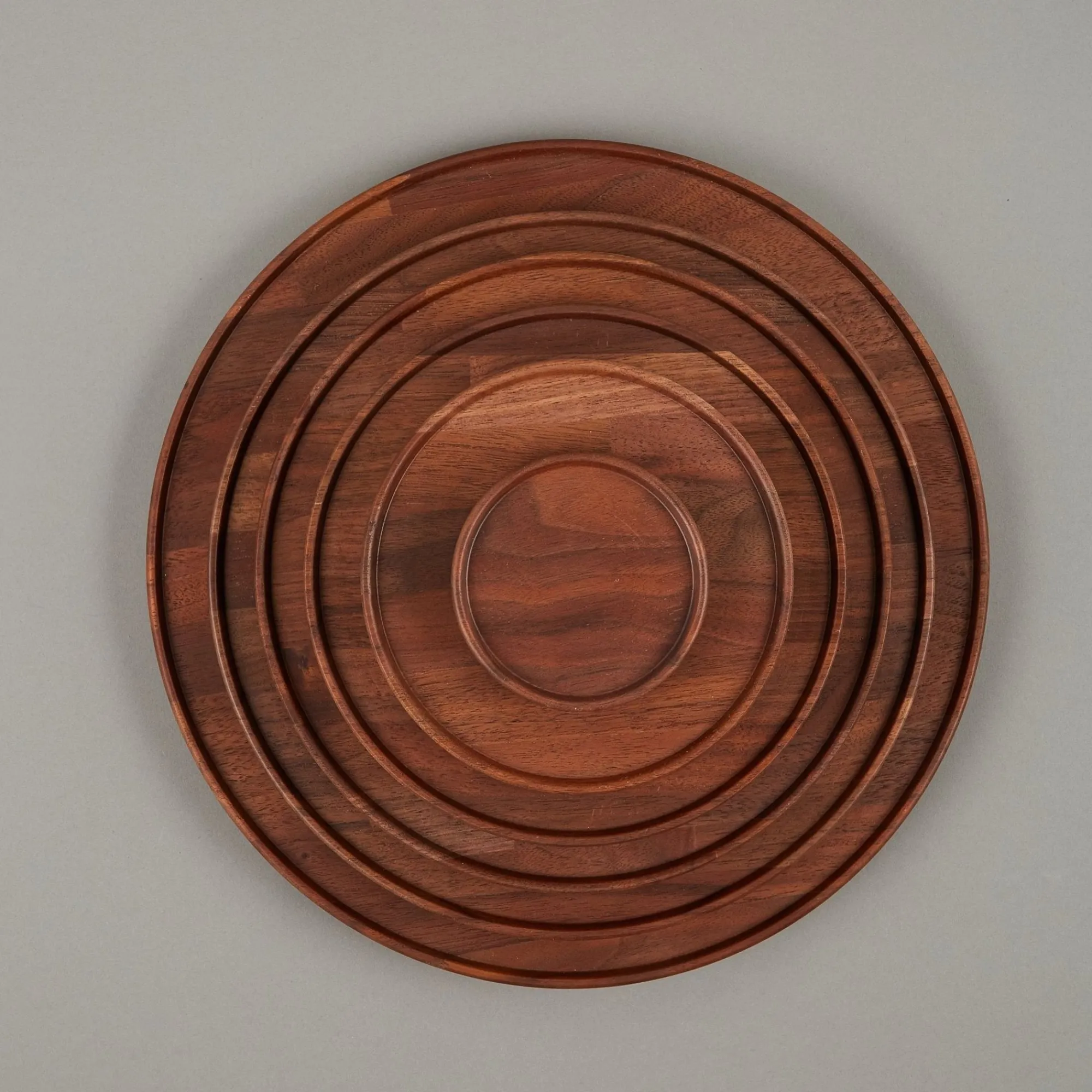 SAIKAI (Hasami) Wooden & Richlite Tray / Lid*Hpwn023 - Tray / Lid Walnut O 5.5/8"