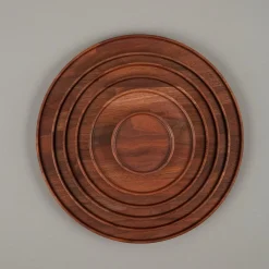 SAIKAI (Hasami) Wooden & Richlite Tray / Lid*Hpwn026 - Tray / Lid Walnut O 10