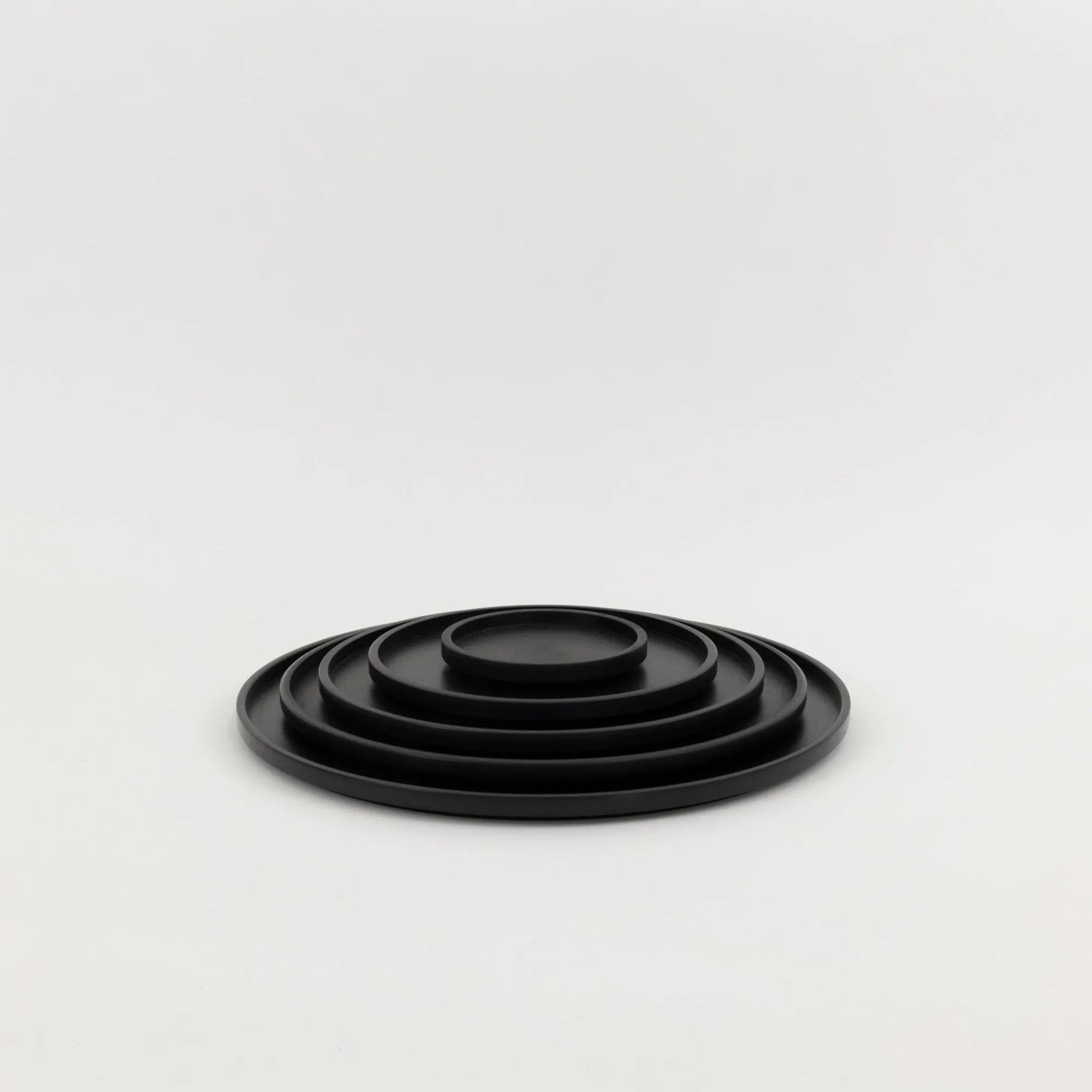SAIKAI (Hasami) Wooden & Richlite Tray / Lid*Hrs126 - Tray / Lid Black O 10"