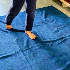 TORTOISE-yellow paper Light Years Home Decor*Indigo Over Dye Blankets: Indigo