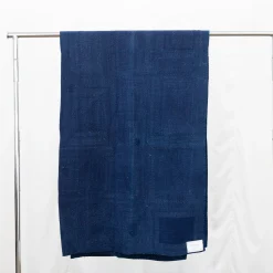 TORTOISE-yellow paper Light Years Home Decor*Indigo Over Dye Blankets: Indigo
