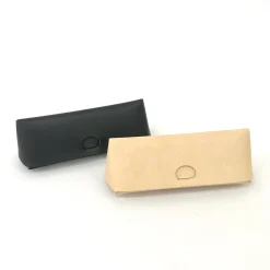 TORTOISE-yellow paper Office*Irose Seamless Glasses/Pen Case