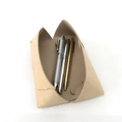 TORTOISE-yellow paper Office*Irose Seamless Glasses/Pen Case
