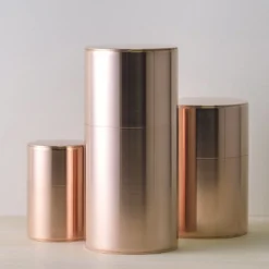 TORTOISE-yellow paper Kaikado Storing*Kaikado Tea Canisters