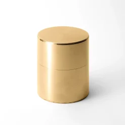 TORTOISE-yellow paper Kaikado Storing*Kaikado Tea Canisters
