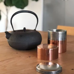 TORTOISE-yellow paper Kaikado Storing*Kaikado Tea Canisters