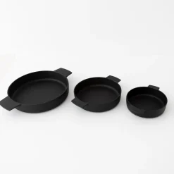 SAIKAI (Others) Cooking*Kamasada Lacquered Iron Nesting Pans