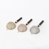 TORTOISE-yellow paper Kanaami-Tsuji Drinking*Kanaami-Tsuji Tea Strainers With Rosewood Handle