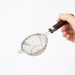 TORTOISE-yellow paper Kanaami-Tsuji Drinking*Kanaami-Tsuji Tea Strainers With Rosewood Handle