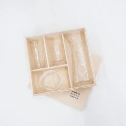TORTOISE-yellow paper Drinking*Kimoto Glass Foison Sake Set