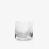 TORTOISE-yellow paper Kimura Glass Drinking*Kimura Crumple Glass - Frosted