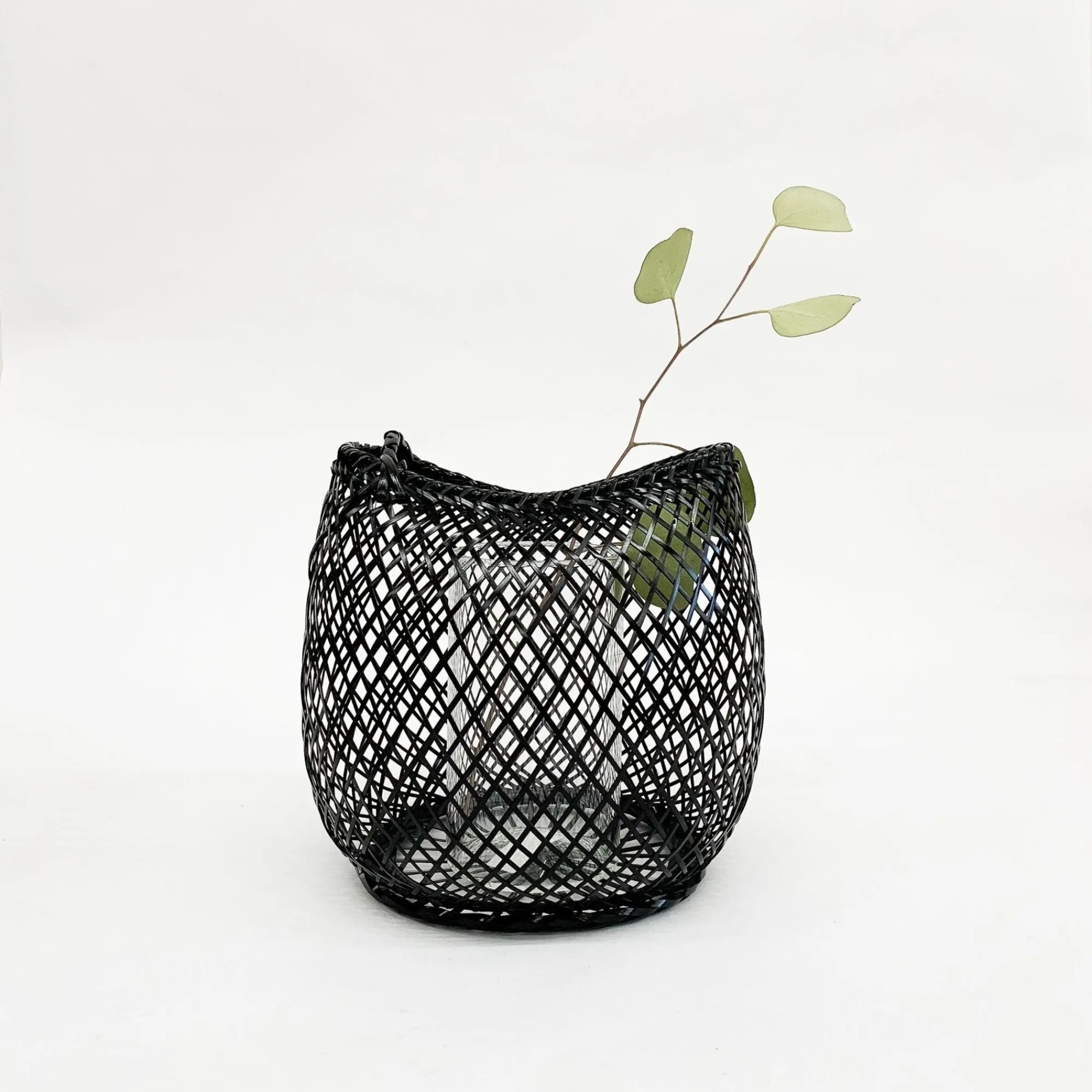 TORTOISE-yellow paper Kosuga Home Decor*Kosuga Bamboo Flower Baskets - Mayu And Oboro