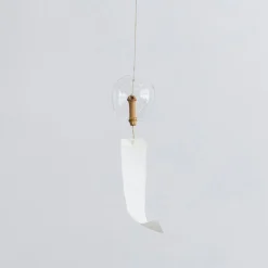 TORTOISE-yellow paper Kosuga Home Decor*Kosuga Bamboo Furin Wind Chime