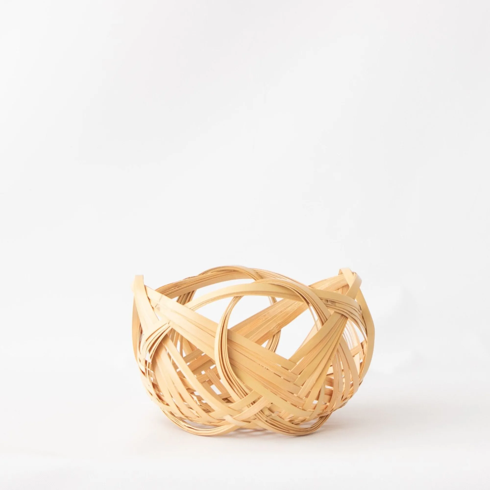 TORTOISE-yellow paper Kosuga Home Decor*Kosuga Bamboo Shikainami Baskets