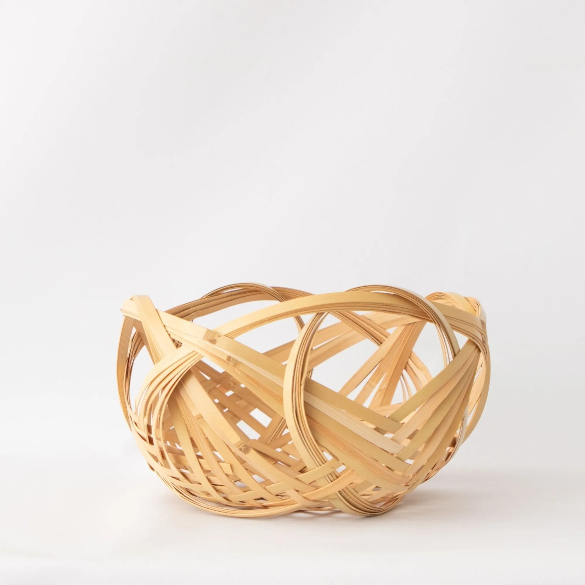 TORTOISE-yellow paper Kosuga Home Decor*Kosuga Bamboo Shikainami Baskets