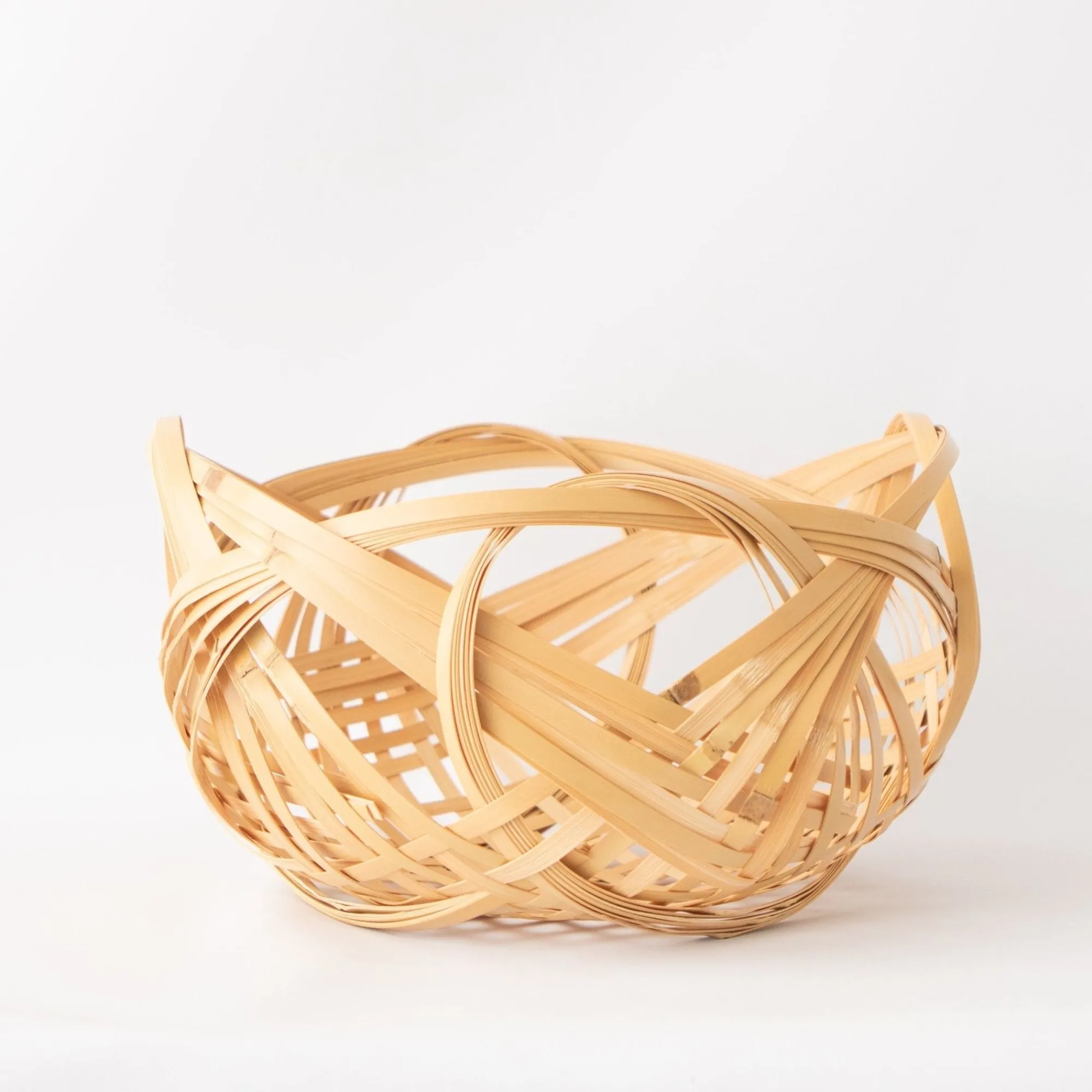 TORTOISE-yellow paper Kosuga Home Decor*Kosuga Bamboo Shikainami Baskets