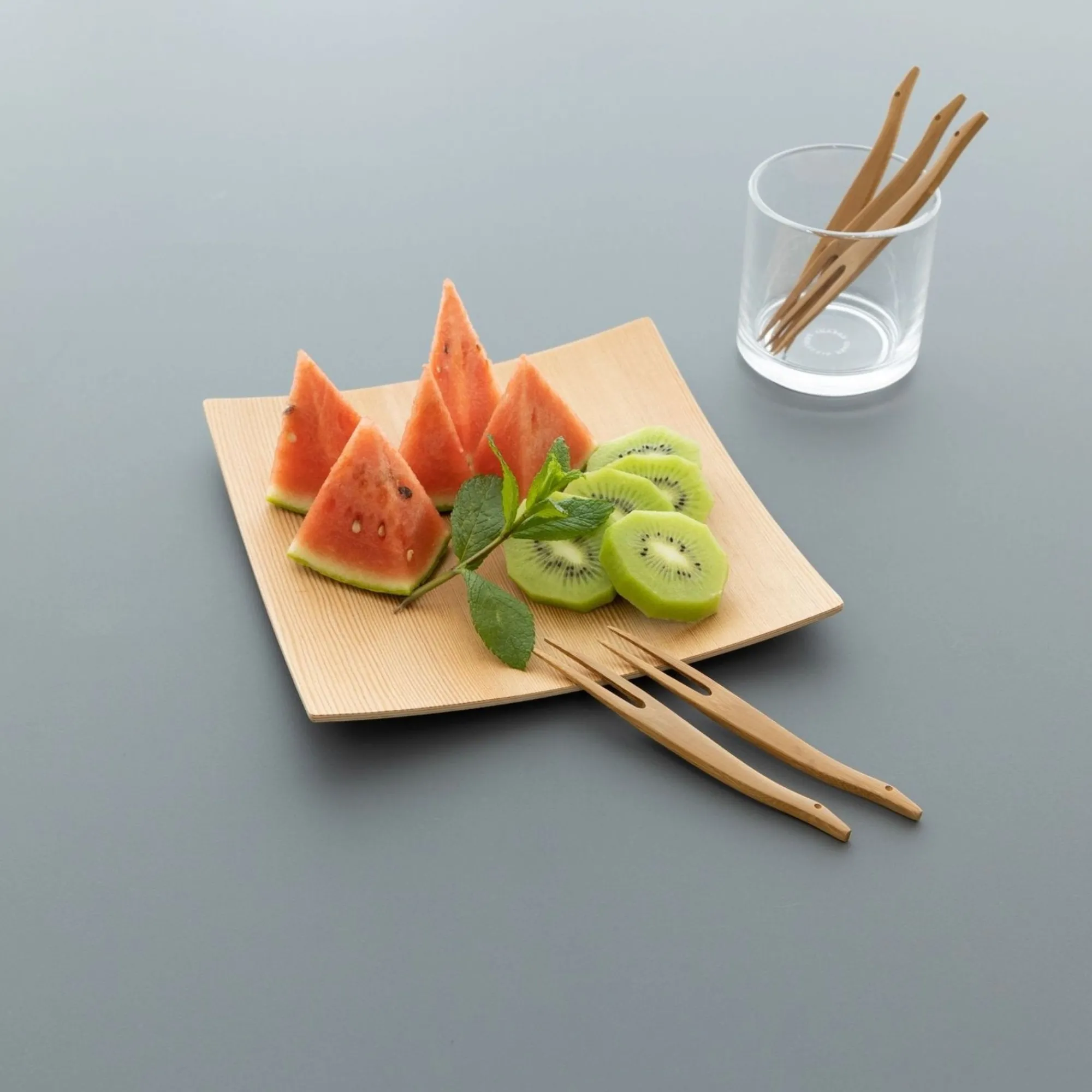 TORTOISE-yellow paper Kosuga Eating*Kosuga Bamboo Tsuru Dessert Forks
