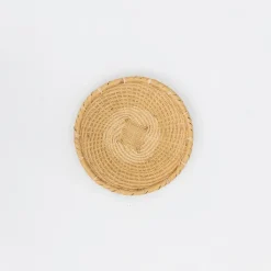TORTOISE-yellow paper Kosuga Serving*Kosuga Bamboo Zaru Trays
