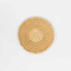 TORTOISE-yellow paper Kosuga Serving*Kosuga Bamboo Zaru Trays