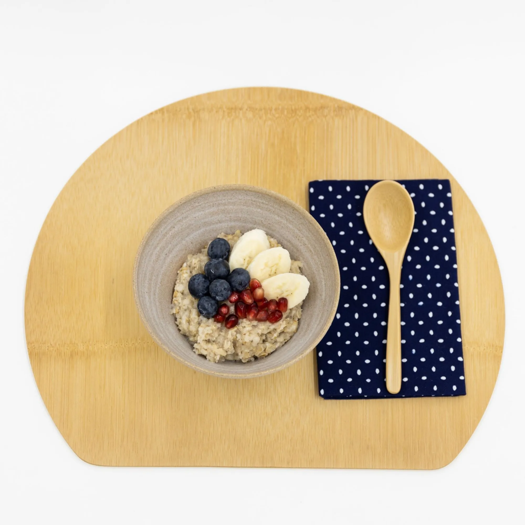 TORTOISE-yellow paper Kosuga Eating*Kosuga Half Moon Place Mat