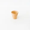 TORTOISE-yellow paper Kurikyu Sake Drinkware*Kurikyu Wappa Sake Cup L