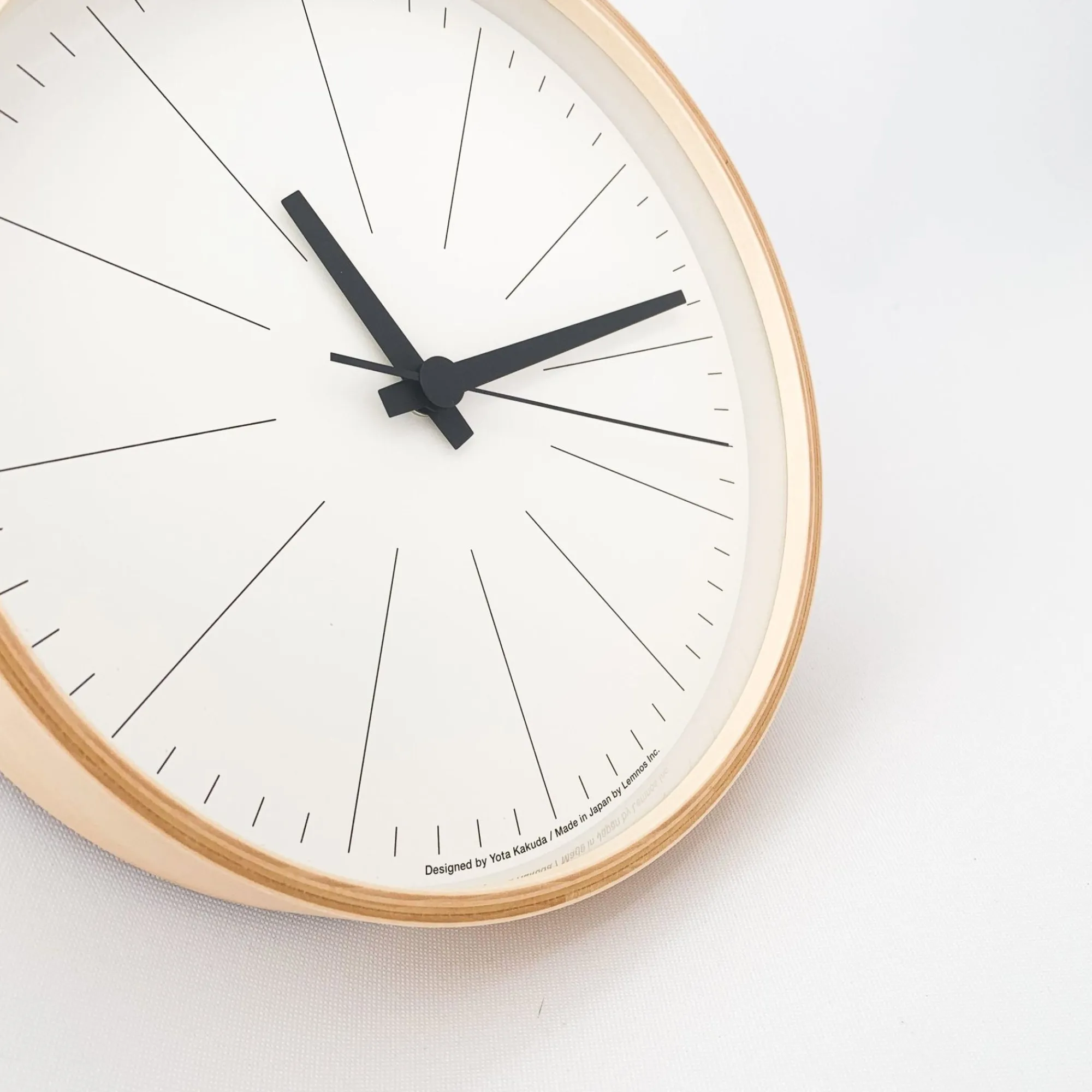 AC GEAR Home Decor*Lemnos Plywood Lines Clock Yk21-13