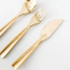 TORTOISE-yellow paper Lue Brass Eating*Lue Brass — Dinner Set