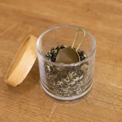 TORTOISE-yellow paper Lue Brass Drinking*Lue Brass Coffee/Tea Scooper