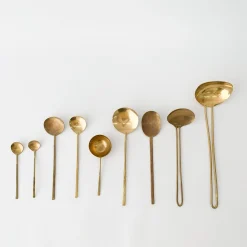 TORTOISE-yellow paper Lue Brass Drinking*Lue Brass Coffee/Tea Scooper