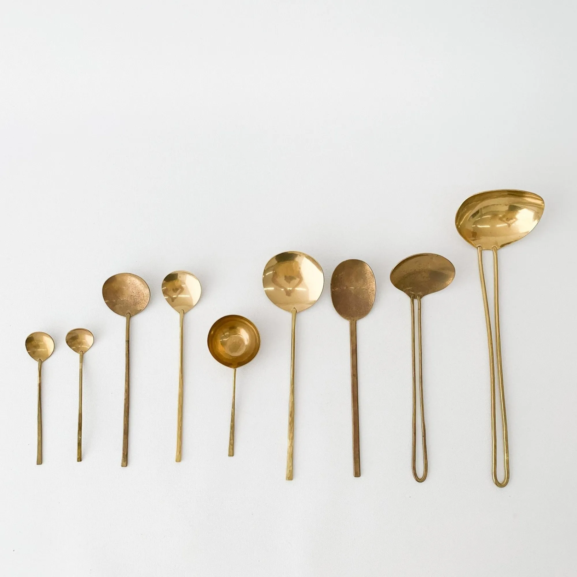TORTOISE-yellow paper Lue Brass Drinking*Lue Brass Coffee/Tea Scooper