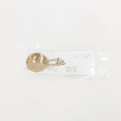 TORTOISE-yellow paper Lue Brass Drinking*Lue Brass Coffee/Tea Scooper