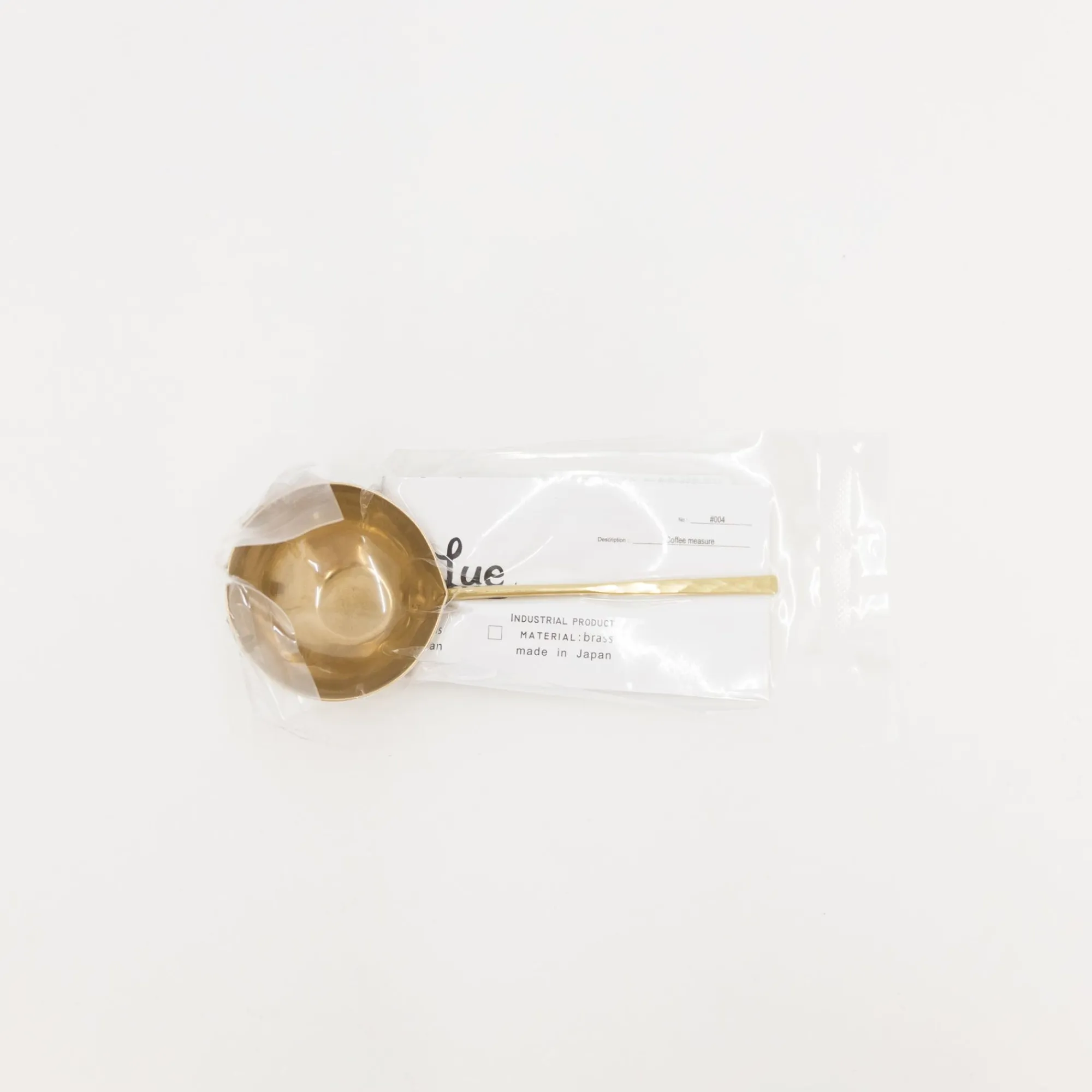 TORTOISE-yellow paper Lue Brass Drinking*Lue Brass Coffee/Tea Scooper