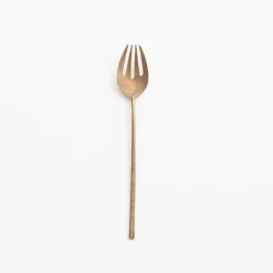 TORTOISE-yellow paper Lue Brass Eating*Lue Brass Flatware