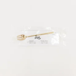 TORTOISE-yellow paper Lue Brass Eating*Lue Brass Flatware
