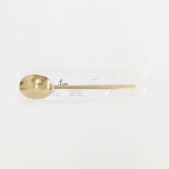 TORTOISE-yellow paper Lue Brass Eating*Lue Brass Flatware