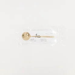 TORTOISE-yellow paper Lue Brass Eating*Lue Brass Flatware