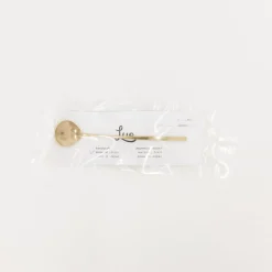 TORTOISE-yellow paper Lue Brass Eating*Lue Brass Flatware