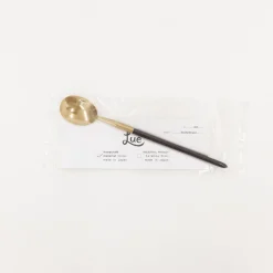TORTOISE-yellow paper Lue Brass Eating*Lue Brass Flatware