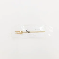 TORTOISE-yellow paper Lue Brass Eating*Lue Brass Flatware