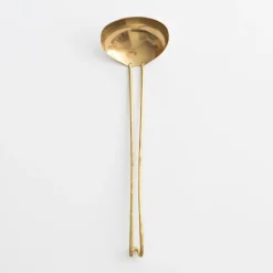 TORTOISE-yellow paper Lue Brass Eating*Lue Brass Flatware