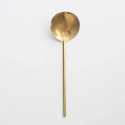 TORTOISE-yellow paper Lue Brass Eating*Lue Brass Flatware