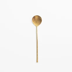 TORTOISE-yellow paper Lue Brass Eating*Lue Brass Flatware