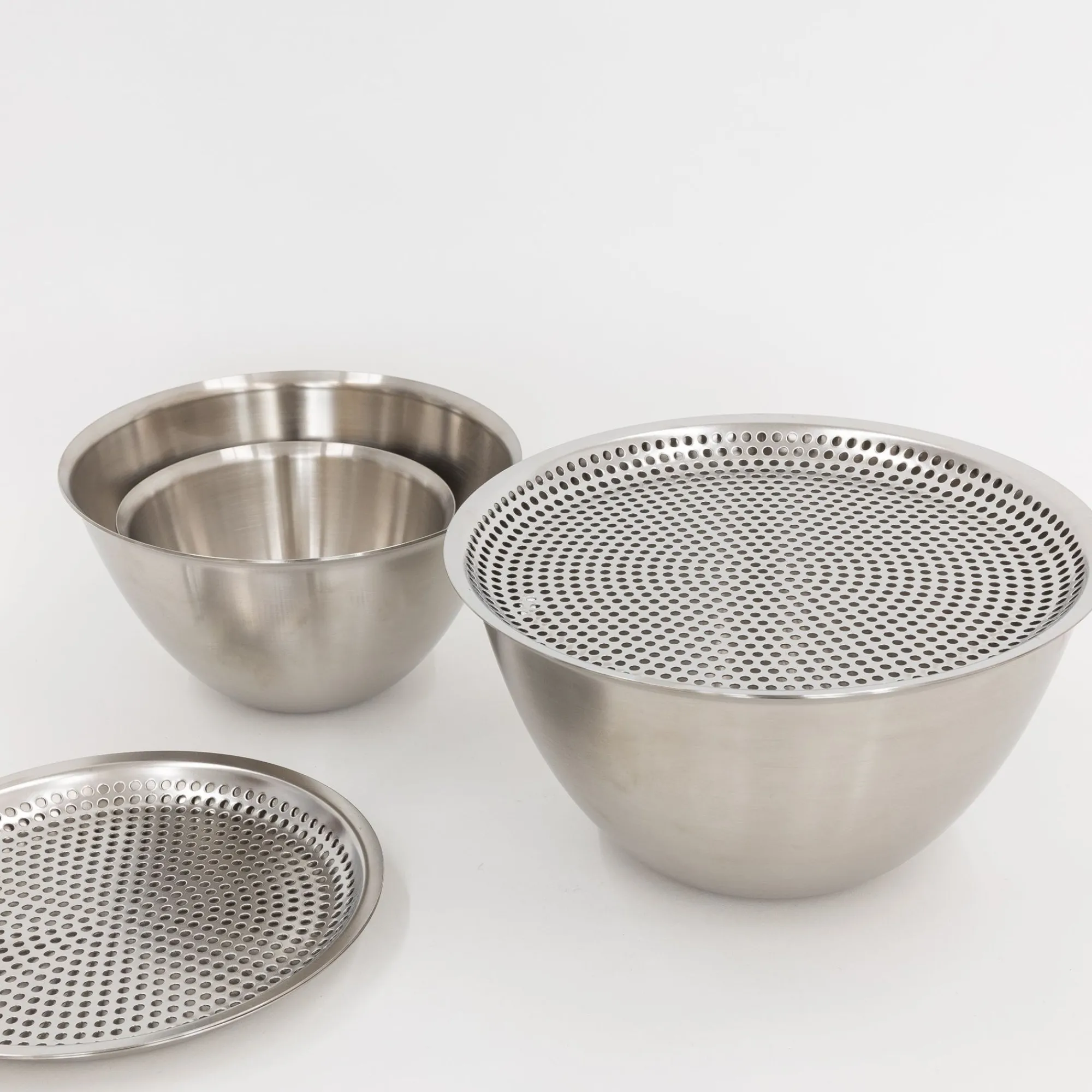 IFJ Tradings Cooking*Makanai Stainless Steel Flat Strainers