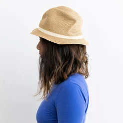 TORTOISE-Mature HA Small Accessories*Mature Ha Box Hat - 4.5 Cm Brim