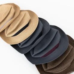 TORTOISE-Mature HA Small Accessories*Mature Ha Box Hat - 6.5 Cm Brim