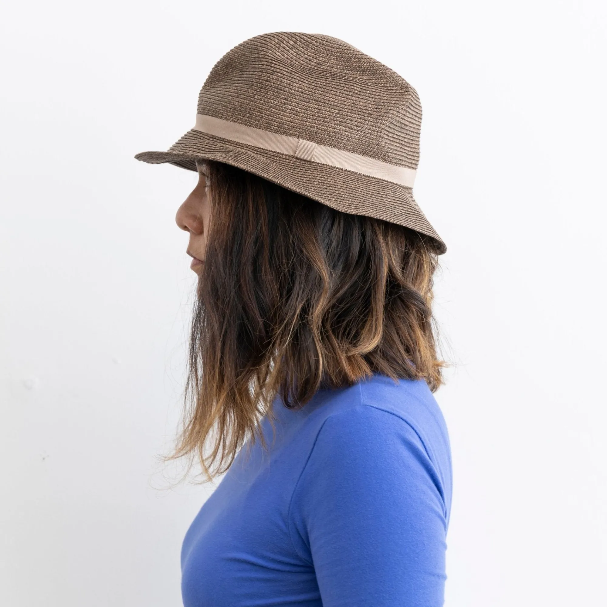 TORTOISE-Mature HA Small Accessories*Mature Ha Box Hat - 6.5 Cm Brim